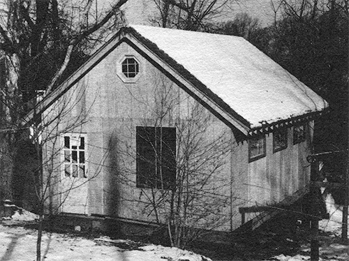 Photograph of the new foundry building